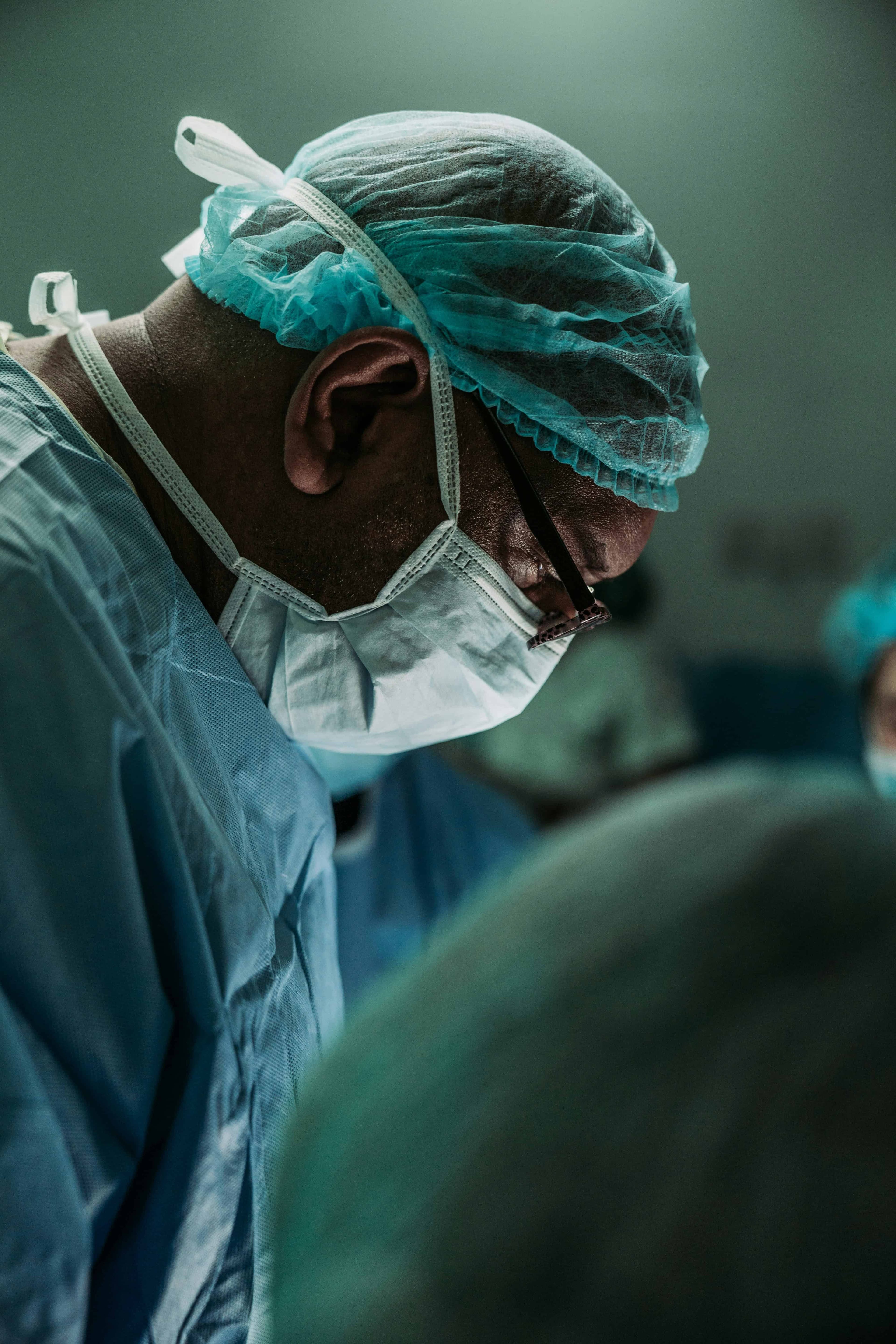 Surgeon in theatre