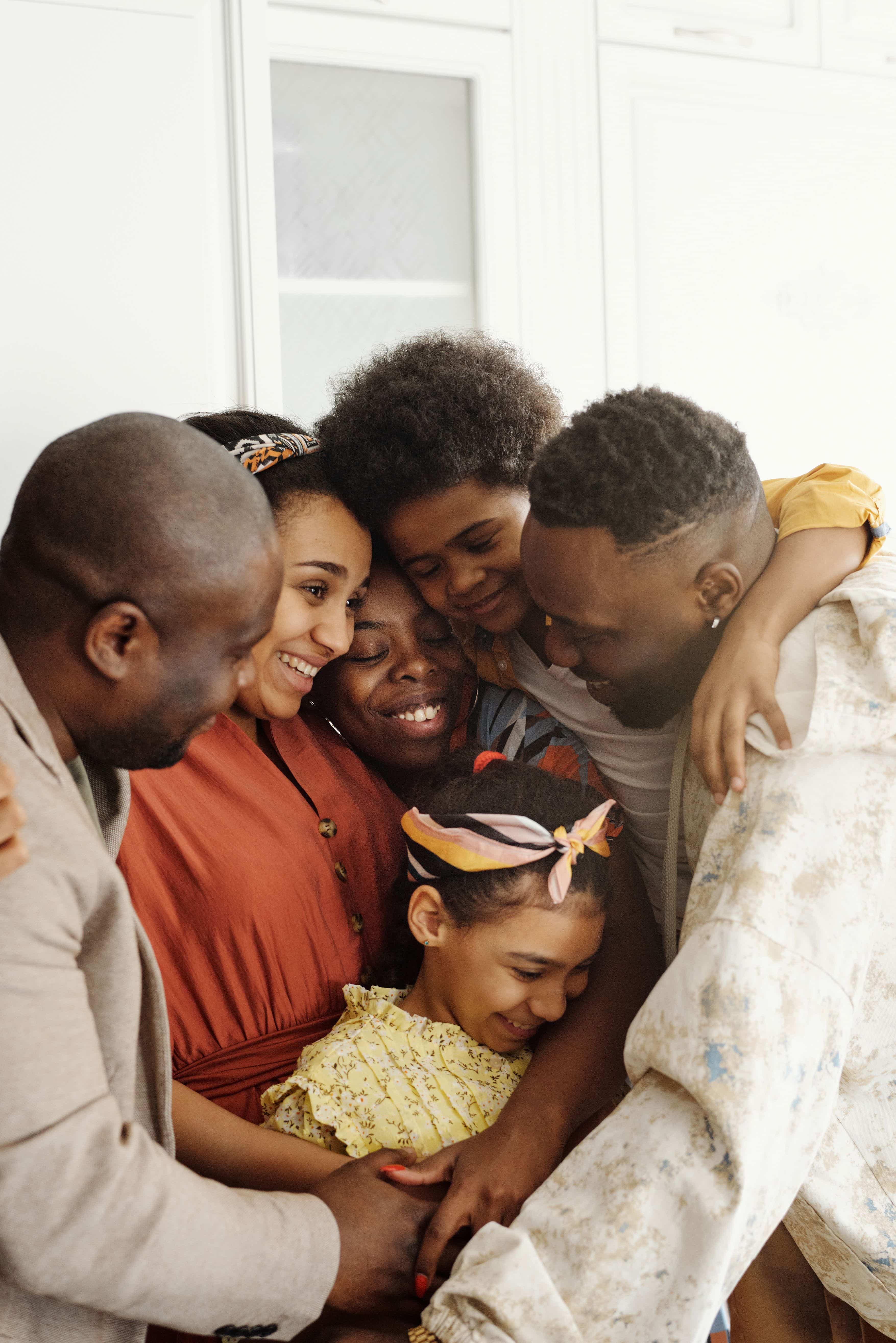 Family protected by a whole life insurance policy